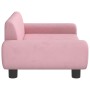 Cama para perros de terciopelo rosa 70x45x33 cm en Camas para perros | Comprar online en Foru.es
