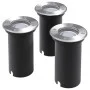 Round outdoor floor lights 3 units by vidaXL, Outdoor lighting - Ref: Foro24-42412, Price: 39,95 €, Discount: %