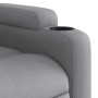 Sillón reclinable de masaje eléctrico tela gris claro en Sillones | Comprar online en Foru.es