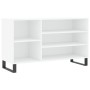 Mueble zapatero madera contrachapada blanco 102x36x60 cm de , Zapateros y organizadores de calzado - Ref: Foro24-831420, Prec...