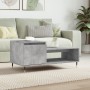 Mesa de centro madera contrachapada gris hormigón 100x50x45 cm de , Mesas de centro - Ref: Foro24-830824, Precio: 47,50 €, De...