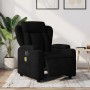 Sillón reclinable de masaje eléctrico tela negro en Sillones | Comprar online en Foru.es
