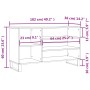 Mueble zapatero madera contrachapada blanco brillo 102x36x60 cm de , Zapateros y organizadores de calzado - Ref: Foro24-83142...