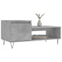 Mesa de centro madera contrachapada gris hormigón 100x50x45 cm de , Mesas de centro - Ref: Foro24-830832, Precio: 46,92 €, De...