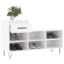 Mueble zapatero madera contrachapada blanco 102x36x60 cm de , Zapateros y organizadores de calzado - Ref: Foro24-831364, Prec...