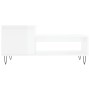 Mesa de centro madera contrachapada blanco brillo 100x50x45 cm de , Mesas de centro - Ref: Foro24-830830, Precio: 59,73 €, De...