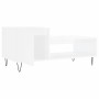 Mesa de centro madera contrachapada blanco brillo 100x50x45 cm de , Mesas de centro - Ref: Foro24-830830, Precio: 59,73 €, De...