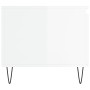 Mesa de centro madera contrachapada blanco brillo 100x50x45 cm de , Mesas de centro - Ref: Foro24-830830, Precio: 59,73 €, De...