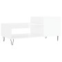 Mesa de centro madera contrachapada blanco brillo 100x50x45 cm de , Mesas de centro - Ref: Foro24-830830, Precio: 59,73 €, De...