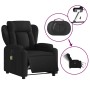 Sillón reclinable de masaje eléctrico tela negro en Sillones | Comprar online en Foru.es