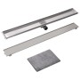 Desagüe lineal de ducha acero inoxidable 1030x140 mm de vidaXL, Desagües - Ref: Foro24-142176, Precio: 70,12 €, Descuento: %