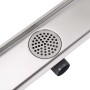 Desagüe lineal de ducha acero inoxidable 1030x140 mm de vidaXL, Desagües - Ref: Foro24-142176, Precio: 70,12 €, Descuento: %