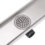 Stainless steel linear shower drain 1030x140 mm by vidaXL, Drains - Ref: Foro24-142176, Price: 68,96 €, Discount: %