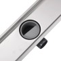 Desagüe lineal de ducha acero inoxidable 1030x140 mm de vidaXL, Desagües - Ref: Foro24-142176, Precio: 70,12 €, Descuento: %