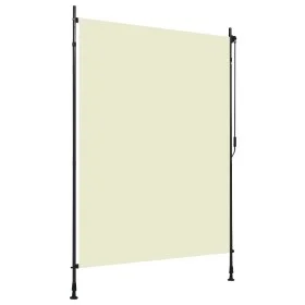 Estor enrollable de exterior color crema 150x270 cm de , Persianas y estores - Ref: Foro24-145941, Precio: 71,27 €, Descuento: %