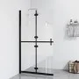 Half-frosted ESG glass folding shower screen 70x190 cm by , Shower walls and screens - Ref: Foro24-151186, Price: 184,96 €, D...