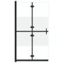 Faltduschwand aus halbmattiertem ESG-Glas, 110 x 190 cm von , Duschwände und Duschwände - Ref: Foro24-151190, Preis: 230,67 €...