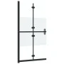 Half-frosted ESG glass folding shower screen 70x190 cm by , Shower walls and screens - Ref: Foro24-151186, Price: 184,96 €, D...