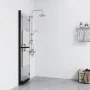 Faltduschwand aus halbmattiertem ESG-Glas, 110 x 190 cm von , Duschwände und Duschwände - Ref: Foro24-151190, Preis: 230,67 €...