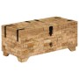 Mesa de centro de madera de mango maciza 80x40x35 cm de , Mesas de centro - Ref: Foro24-247327, Precio: 302,89 €, Descuento: %