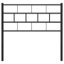 Cabecero de metal negro 107 cm de , Cabeceros y pies de cama - Ref: Foro24-355689, Precio: 24,04 €, Descuento: %