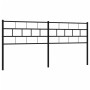 Cabecero de metal negro 160 cm de , Cabeceros y pies de cama - Ref: Foro24-355694, Precio: 35,88 €, Descuento: %