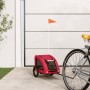 Remolque de bicicleta mascotas hierro tela Oxford rojo de , Cochecitos para mascotas - Ref: Foro24-93950, Precio: 94,04 €, De...