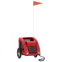 Remolque de bicicleta mascotas hierro tela Oxford rojo de , Cochecitos para mascotas - Ref: Foro24-93950, Precio: 94,04 €, De...