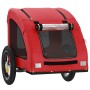 Remolque de bicicleta mascotas hierro tela Oxford rojo de , Cochecitos para mascotas - Ref: Foro24-93950, Precio: 94,04 €, De...