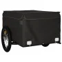 Remolque para bicicleta hierro negro 45 kg de , Remolques para bicicletas - Ref: Foro24-94087, Precio: 83,87 €, Descuento: %