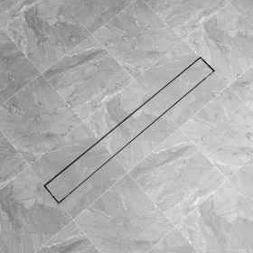 Linear shower drain stainless steel 930x140 mm by vidaXL, Drains - Ref: Foro24-142175, Price: 63,92 €, Discount: %