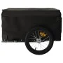 Remolque para bicicleta hierro negro 45 kg de , Remolques para bicicletas - Ref: Foro24-94087, Precio: 83,87 €, Descuento: %