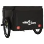 Remolque para bicicleta hierro negro 45 kg de , Remolques para bicicletas - Ref: Foro24-94087, Precio: 83,87 €, Descuento: %