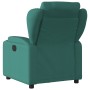 Sillón reclinable de masaje eléctrico tela verde oscuro en Sillones | Comprar online en Foru.es