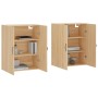 Armarios de pared 2 uds madera de ingeniería roble Sonoma de , Aparadores - Ref: Foro24-3197892, Precio: 158,72 €, Descuento: %