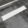 Stainless steel bubble linear shower drain 630x140 mm by vidaXL, Drains - Ref: Foro24-142190, Price: 42,31 €, Discount: %