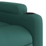 Sillón reclinable de masaje eléctrico tela verde oscuro en Sillones | Comprar online en Foru.es