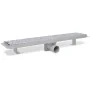 Stainless steel bubble linear shower drain 630x140 mm by vidaXL, Drains - Ref: Foro24-142190, Price: 42,31 €, Discount: %