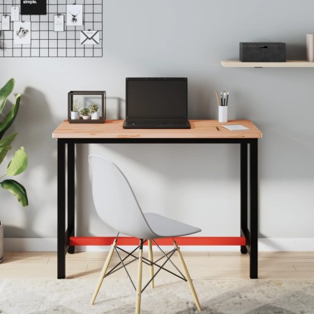 Tablero de escritorio madera maciza de haya 115x55x2,5 cm de , Tableros para mesas - Ref: Foro24-356094, Precio: 89,39 €, Des...