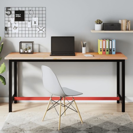 Tablero de escritorio madera maciza de haya 180x55x2,5 cm de , Tableros para mesas - Ref: Foro24-356096, Precio: 96,76 €, Des...