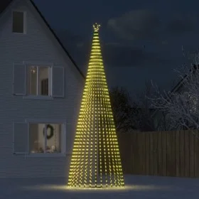 Árbol de Navidad LED 1544 LEDs blanco cálido 500 cm de , Arboles de navidad - Ref: Foro24-358072, Precio: 164,74 €, Descuento: %