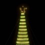Árbol de Navidad LED 1544 LEDs blanco cálido 500 cm de , Arboles de navidad - Ref: Foro24-358072, Precio: 167,90 €, Descuento: %