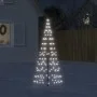 Árbol de Navidad en asta de bandera 200 LED blanco frío 180 cm de , Luces de Navidad - Ref: Foro24-358109, Precio: 25,00 €, D...