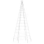 Árbol de Navidad en asta de bandera 200 LED blanco frío 180 cm de , Luces de Navidad - Ref: Foro24-358109, Precio: 25,00 €, D...