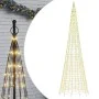 Árbol de Navidad en asta bandera 1534 LED blanco cálido 500 cm de , Luces de Navidad - Ref: Foro24-358116, Precio: 101,92 €, ...