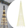Árbol de Navidad en asta bandera 1534 LED blanco cálido 500 cm de , Luces de Navidad - Ref: Foro24-358116, Precio: 104,22 €, ...