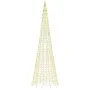 Árbol de Navidad en asta bandera 1534 LED blanco cálido 500 cm de , Luces de Navidad - Ref: Foro24-358116, Precio: 101,92 €, ...