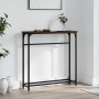Mesa consola madera de ingeniería marrón roble 75x19,5x75 cm de , Mesas auxiliares - Ref: Foro24-834139, Precio: 39,80 €, Des...