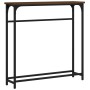 Mesa consola madera de ingeniería marrón roble 75x19,5x75 cm de , Mesas auxiliares - Ref: Foro24-834139, Precio: 39,80 €, Des...