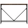 Mesa consola madera de ingeniería roble ahumado 102x22,5x75 cm de , Mesas auxiliares - Ref: Foro24-834132, Precio: 39,25 €, D...